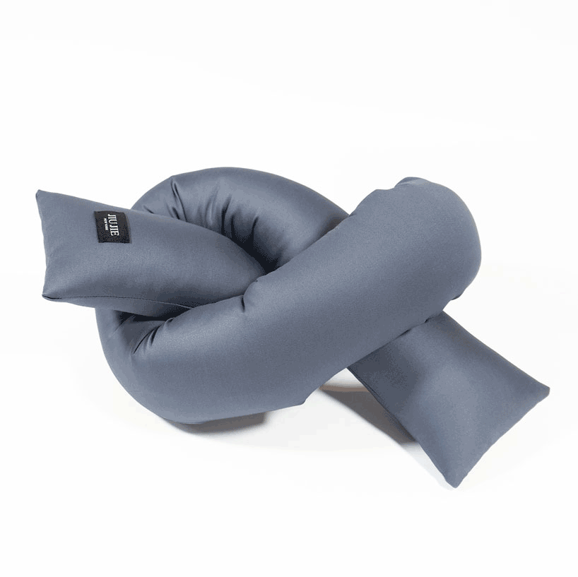 Gray Area Baby Knot Cushion