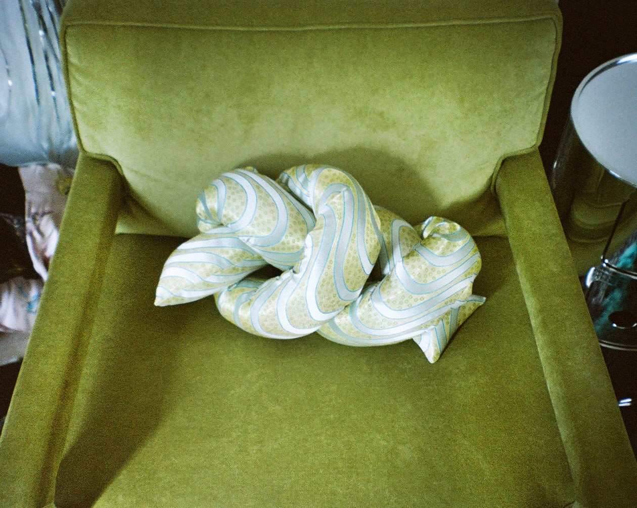 Sky Double Knot Cushion