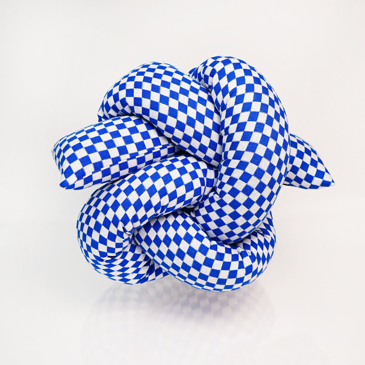 Perfect Blue Double Knot Cushion